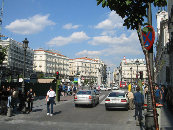Puerta del Sol in Madrid